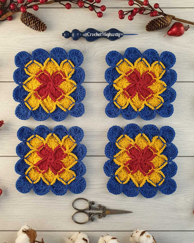 Bavarian Coasters & Trivet