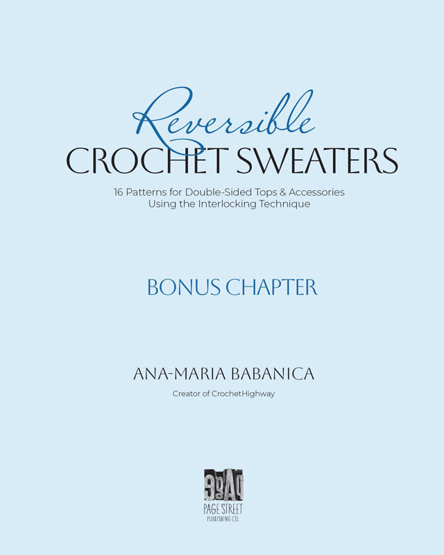 Reversible Crochet Sweaters Bonus Chapter: Stained Glass
