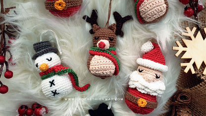 Santa Claus Amigurumi Christmas Ornament