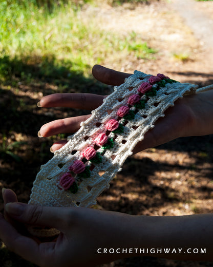 For the Love of Tulips Headband & Bookmark