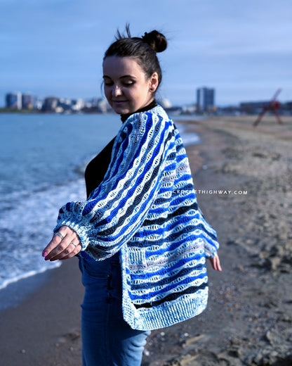 Frosted Waves Cardi