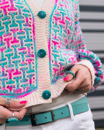 Ones and Zeroes Cardigan