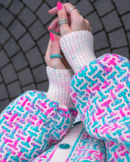 Ones and Zeroes Cardigan