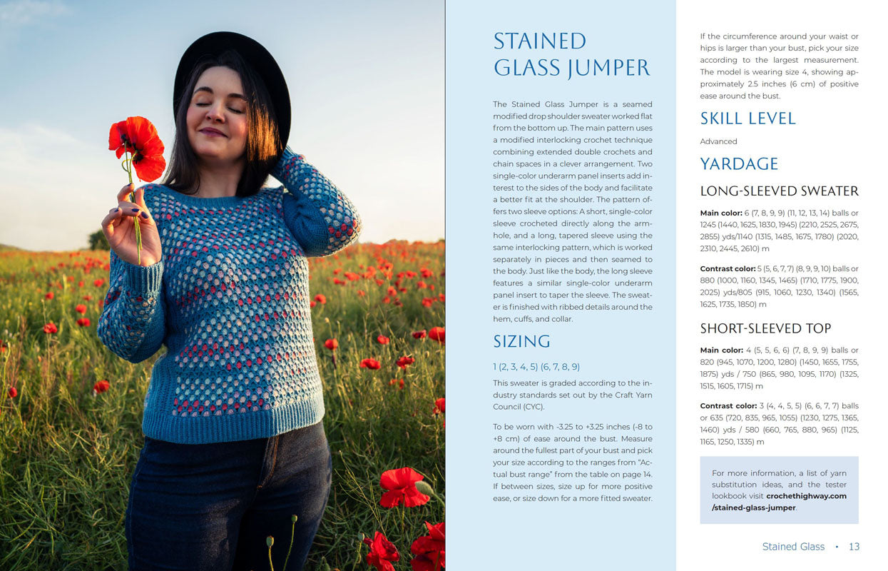 Reversible Crochet Sweaters Bonus Chapter: Stained Glass