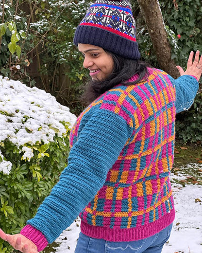 Plaid and Simple Sweater