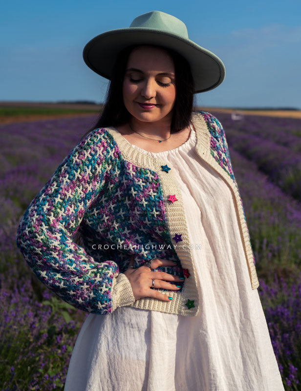 Tic Tac Toe Cardigan