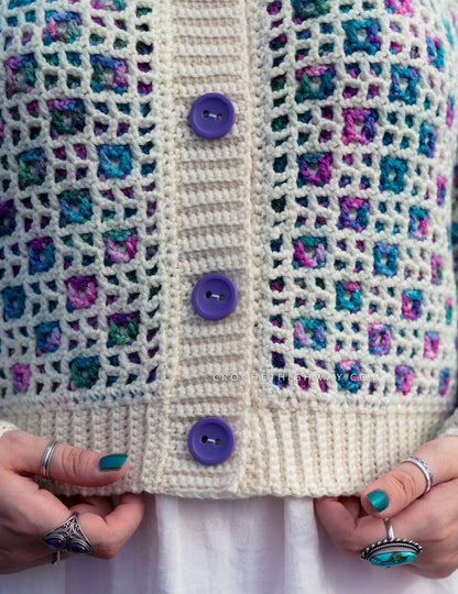 Tic Tac Toe Cardigan