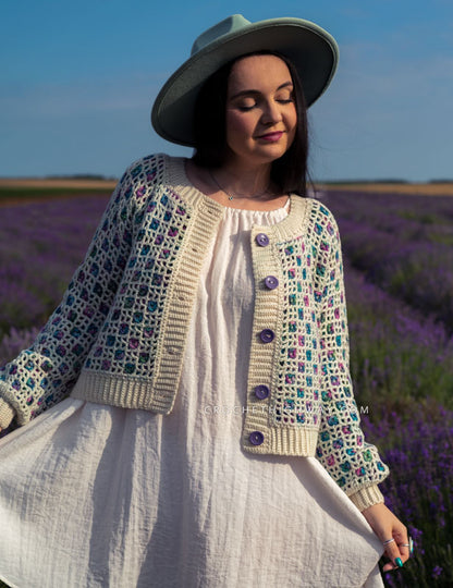 Tic Tac Toe Cardigan