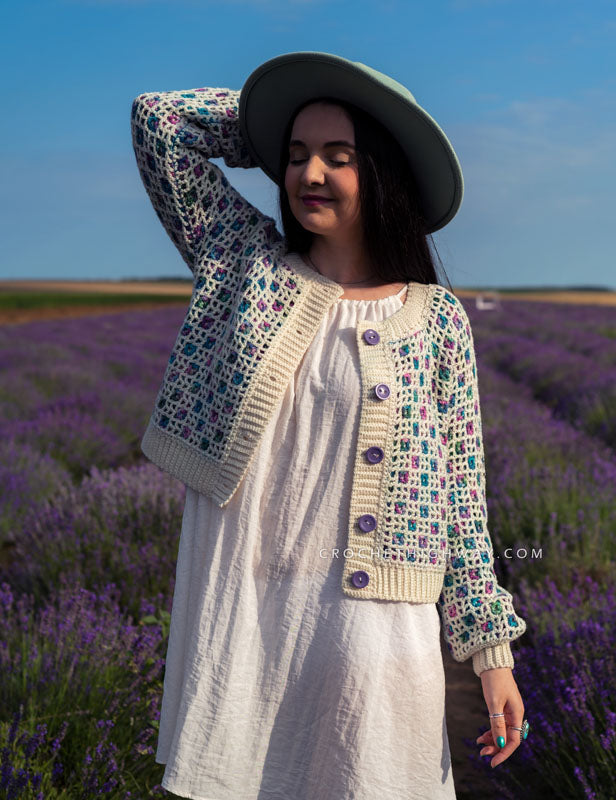 Tic Tac Toe Cardigan