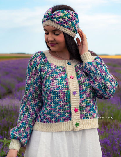 Tic Tac Toe Cardigan