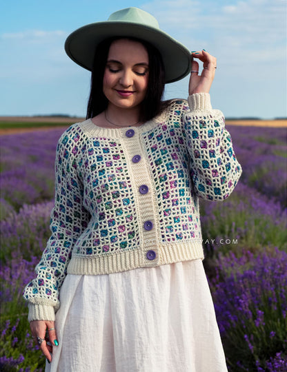 Tic Tac Toe Cardigan